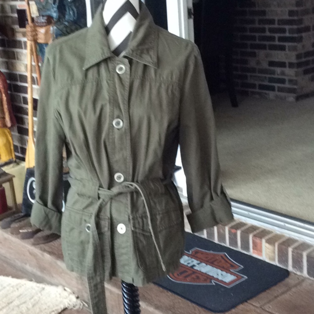 Olive green jacket